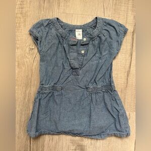 Carter’s Girls' Blue Denim Tunic Top Size 24 months